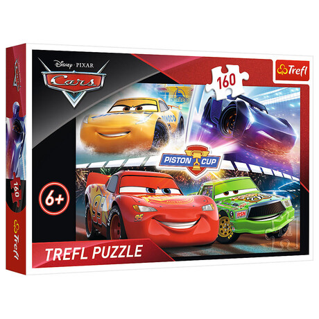 TREFL Puzzle Cars 3 Disney 41x27,5cm 160 dlk v krabici 29x19x4cm