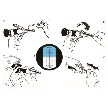 Refraktometr univerzln pro ovocn koncentrty (dusy, sirupy, demy atd.) AT 32 SIXTOL
