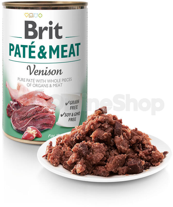 Brit Dog konz Paté & Meat Venison 800g