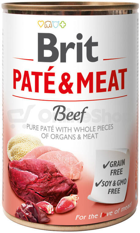 Brit Dog konz Paté & Meat Beef 800g
