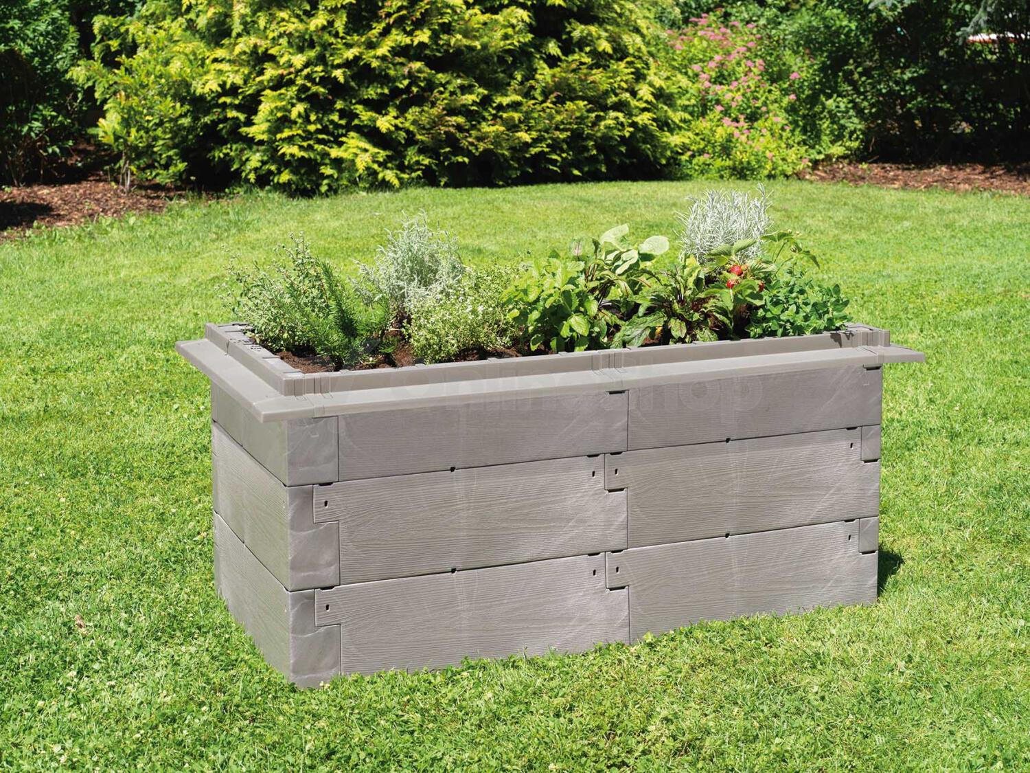 Vyvýšený záhon LanitPlast JUWEL TIMBER LG1690