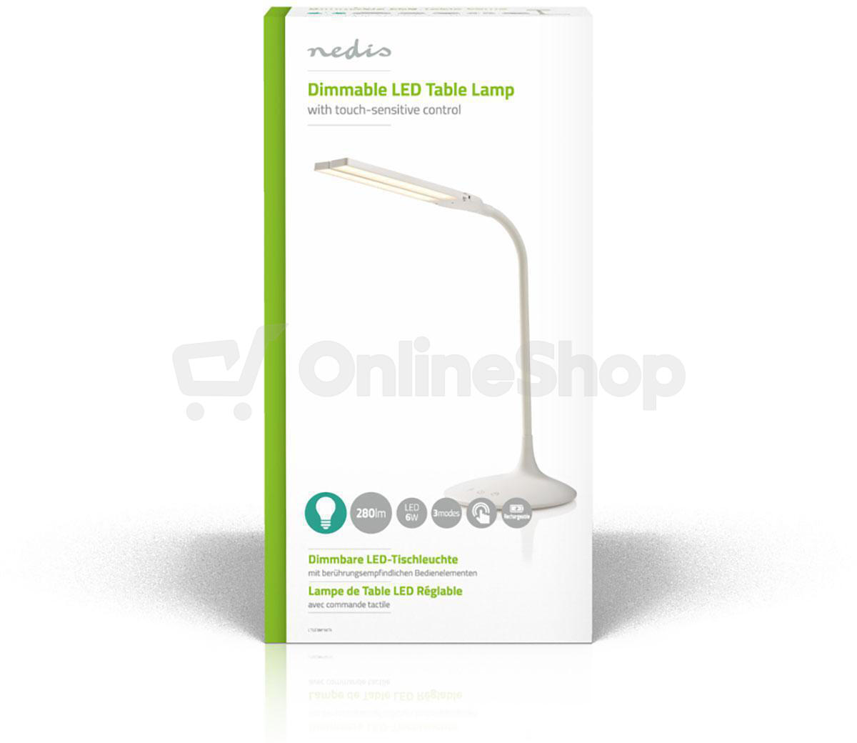 LED Stolní lampa NEDIS LTLG3M1WT4