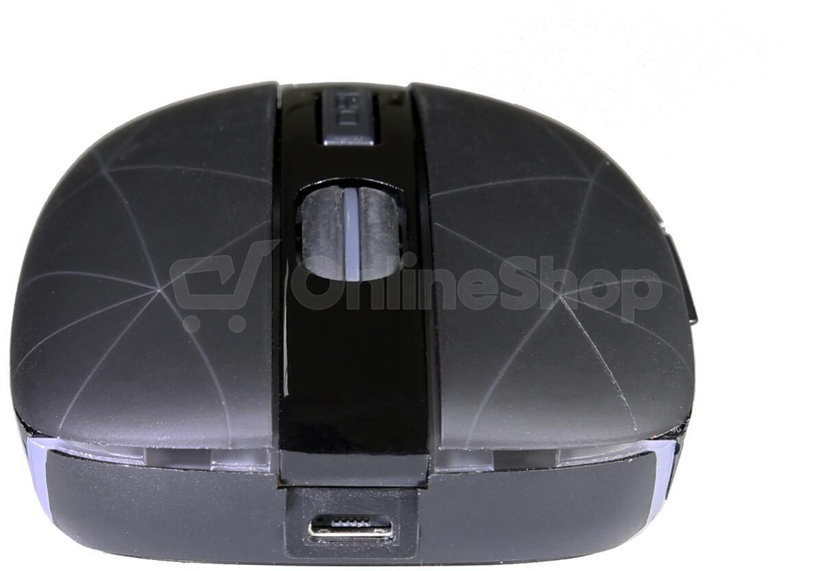 EVOLVEO WM430/Herní/Optická/1 600 DPI/Bezdrátová USB/Černá