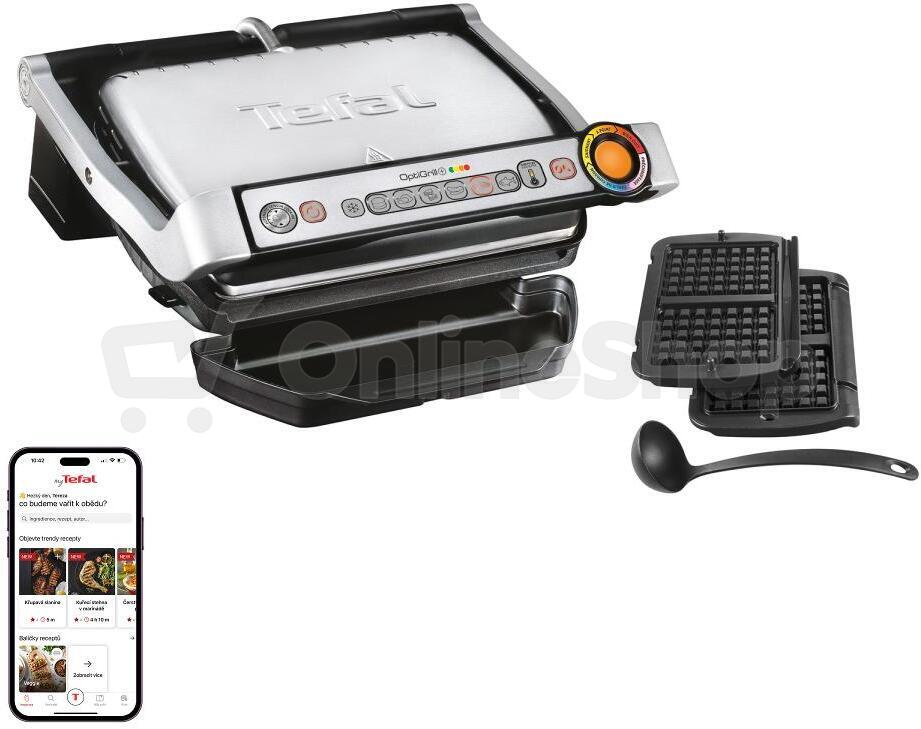 Elektrický gril Tefal OptiGrill+ GC716D12
