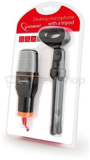 GEMBIRD Desktop microphone with a tripod, black (MIC-D-03)