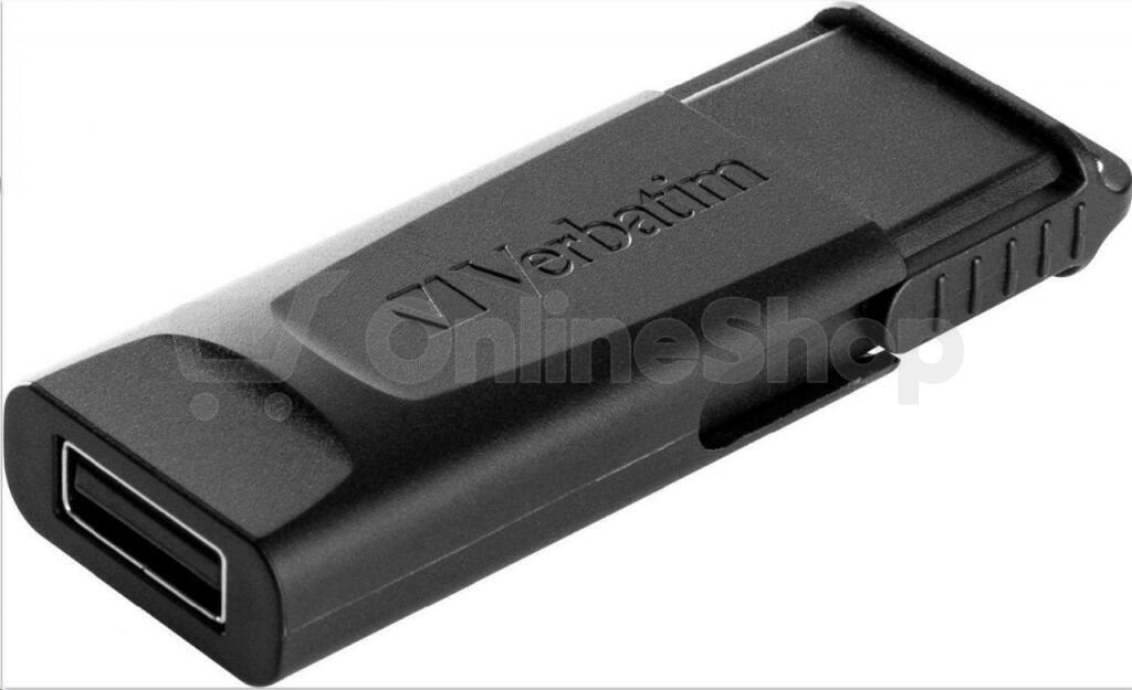 VERBATIM USB Flash Disk Store 'n' Go SLIDER 16GB - černá (98696)