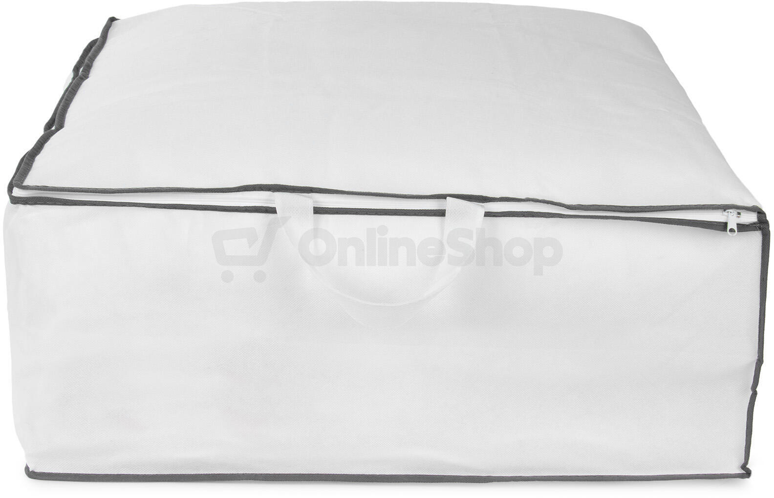 Úložný box na 2 peřiny Compactor Life 58,5 x 68,5 x 25,5 cm, bílý polypropylén
