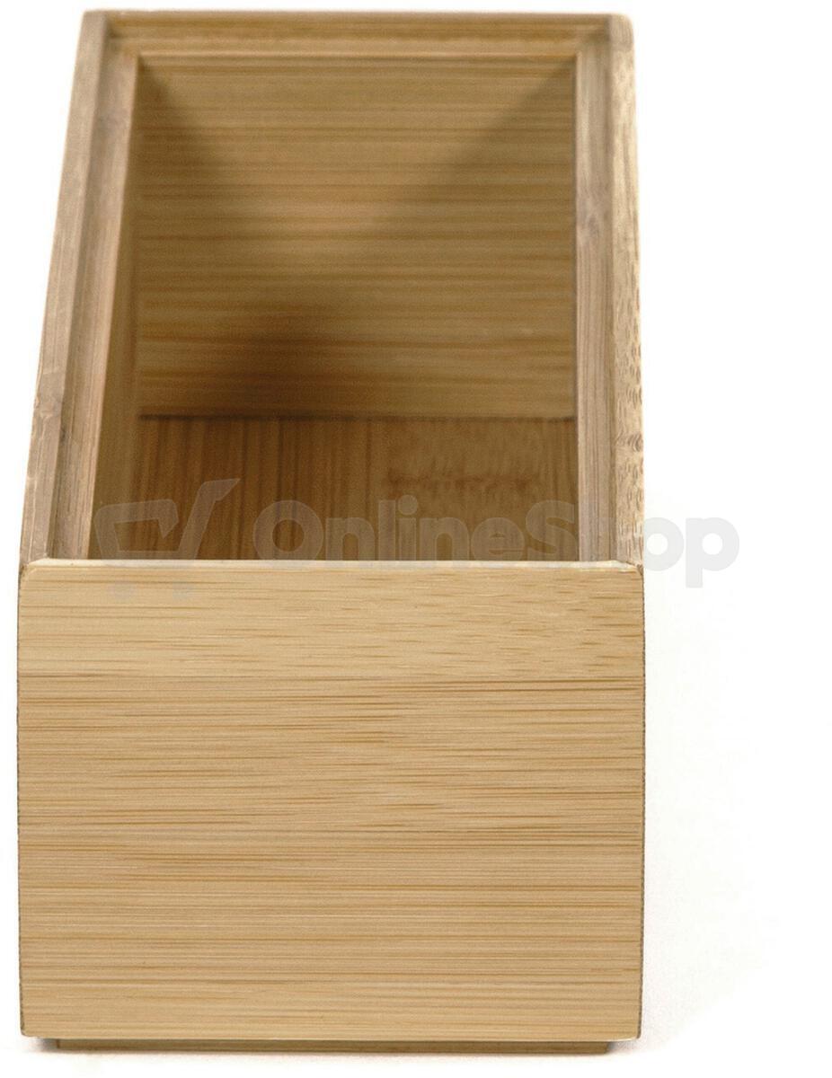 Úložný organizér Compactor Bamboo Box M - 22,5 x 7,5 x 6,5 cm