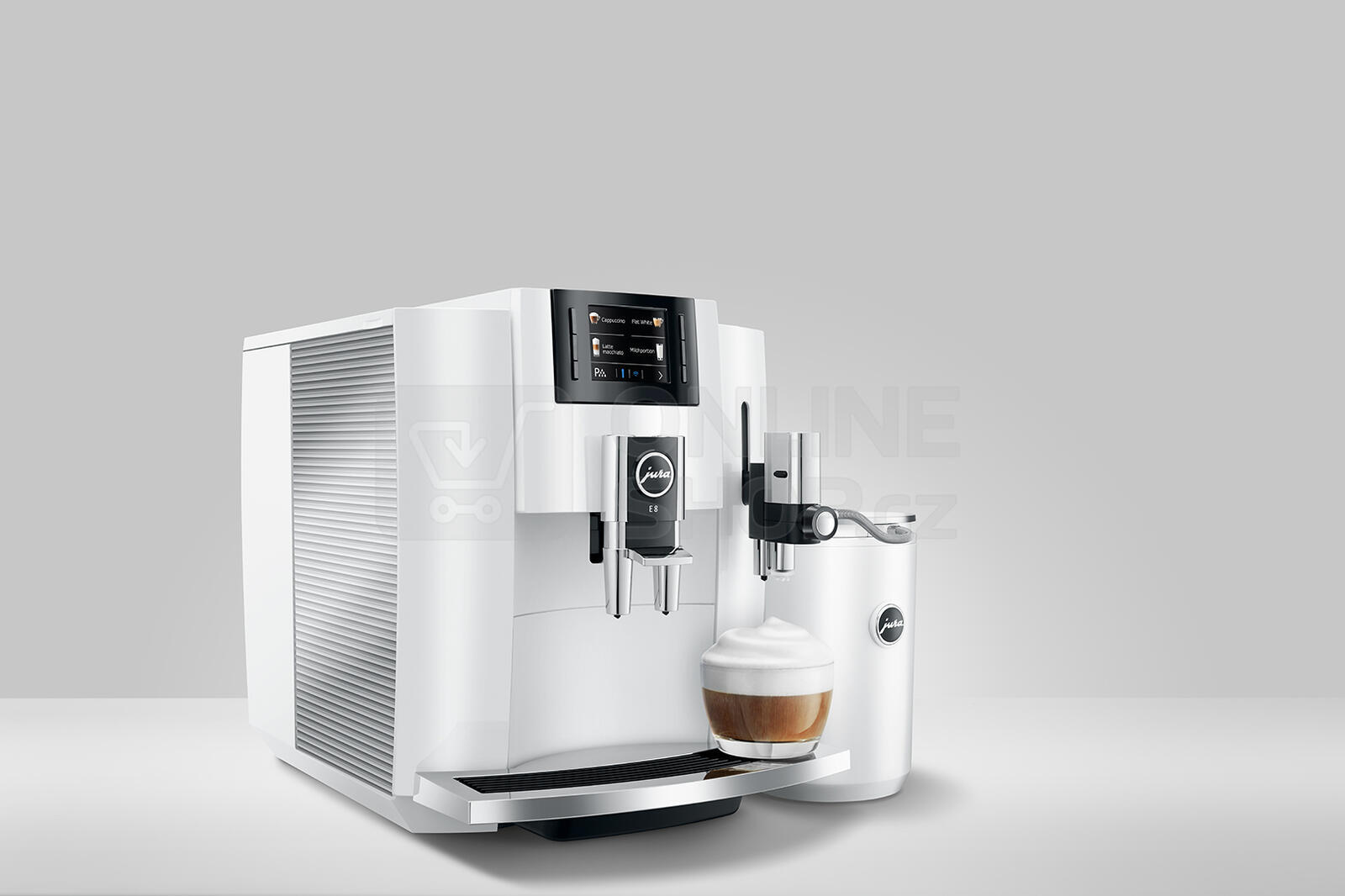 Espresso JURA IMPRESSA E8 Piano White