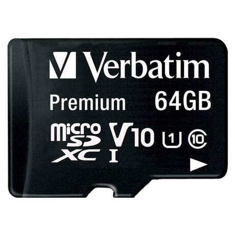 MicroSDXC 64GB CL10 UHS-I 44084 Verbatim