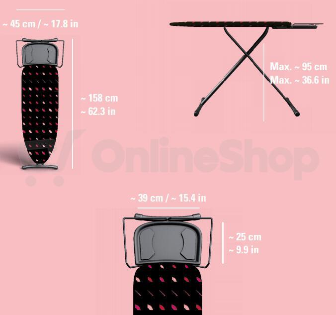 Žehlící prkno Laurastar Comfortboard Lips