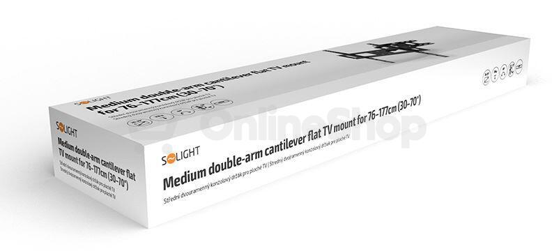 Držák TV Solight 1MK41 od 76cm - 177cm (30" - 70")
