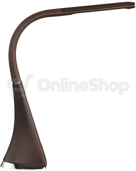 Stolní LED lampička Solight WO46-H, kůže, hnědá