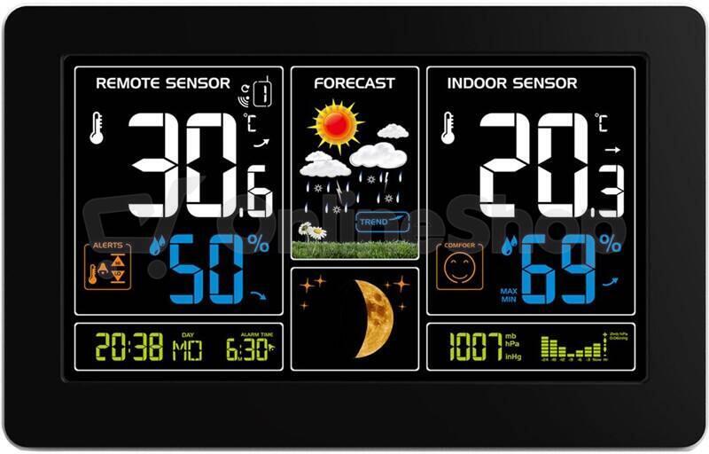 Meteostanice Solight TE81, černá
