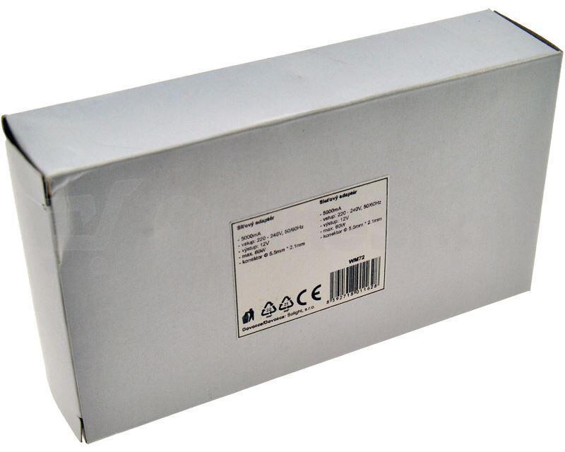 Solight síťový adaptér 230V - 12V, 5000mA, 60W