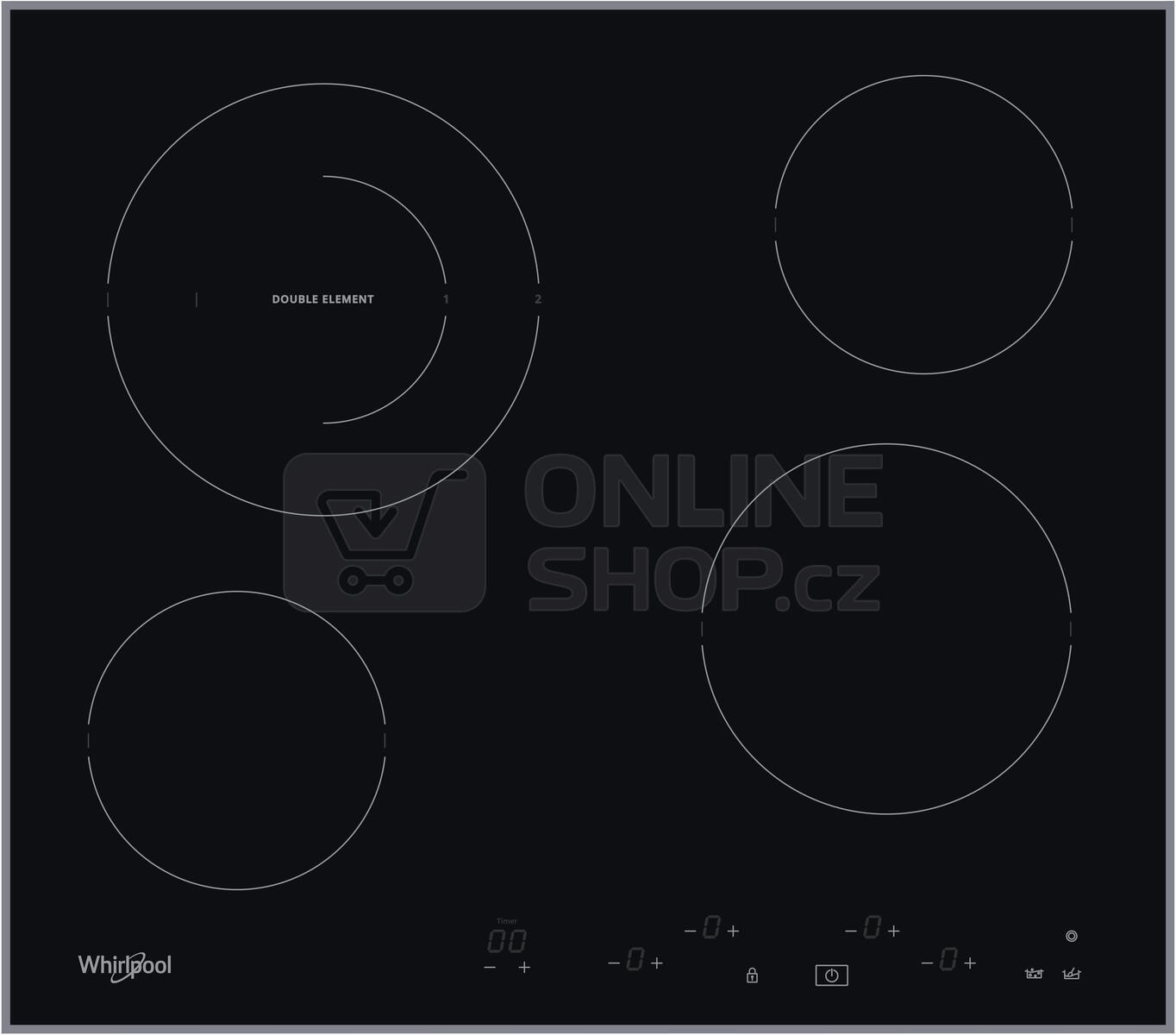 SET Trouba Whirlpool AKZ9 6230NB + Sklokeramická deska Whirlpool AKT 8601 IX