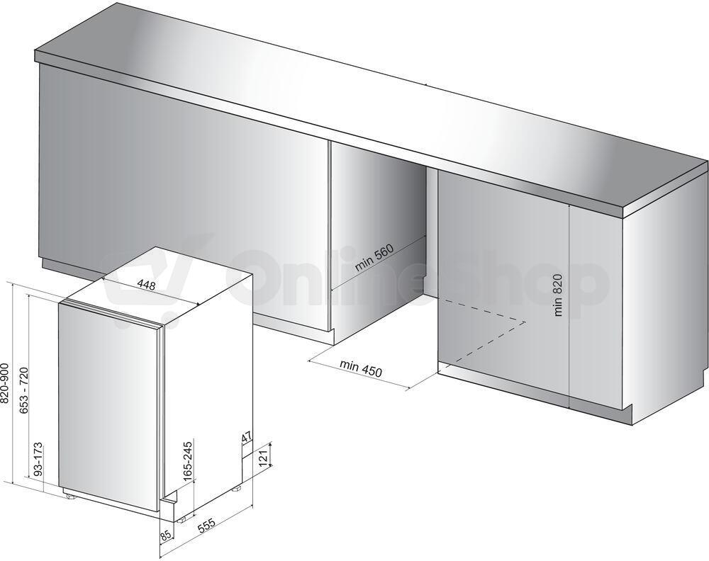 Myčka Whirlpool WSIC 3M27 C