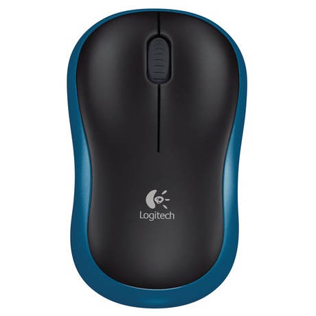 Myš Logitech Wireless Mouse M185 nano, modrá (910-002239)