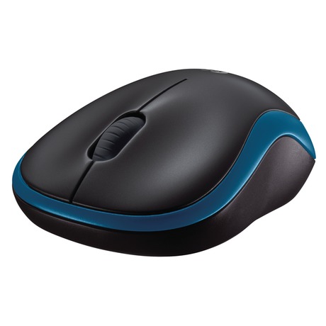 Myš Logitech Wireless Mouse M185 nano, modrá (910-002239)