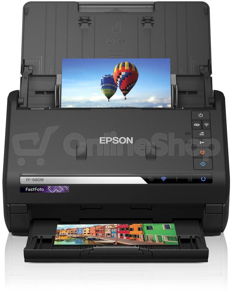 Epson FastFoto FF-680W, A4, 600 dpi,USB,LAN,Wi-Fi (B11B237401)