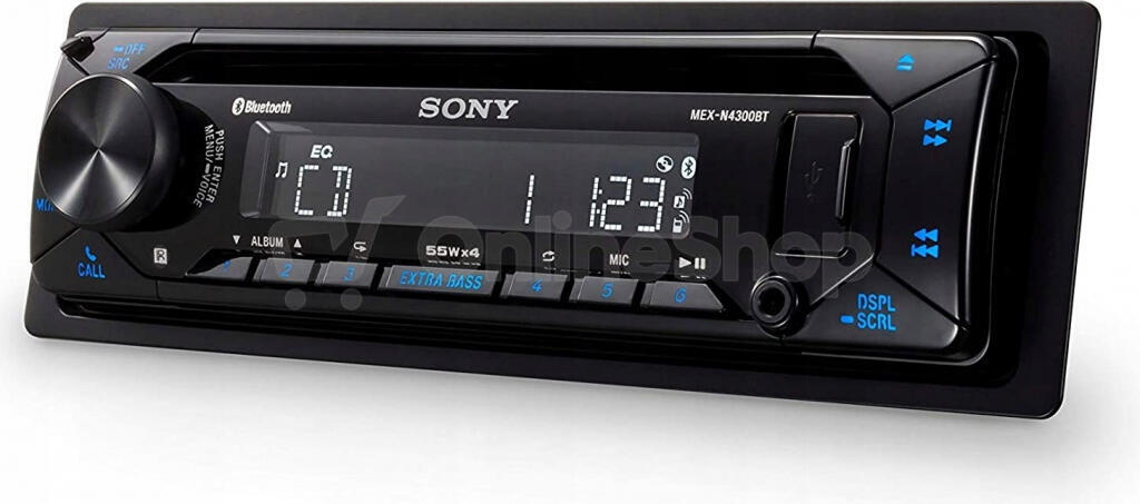 SONY MEX-N4300BT CD/mp3 přehrávač do automobilu s technologií NFC ...