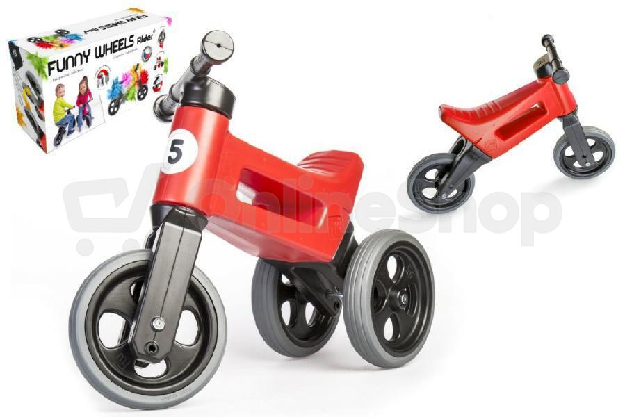 Odrážedlo Teddies Funny Wheels Sport 2v1 červené