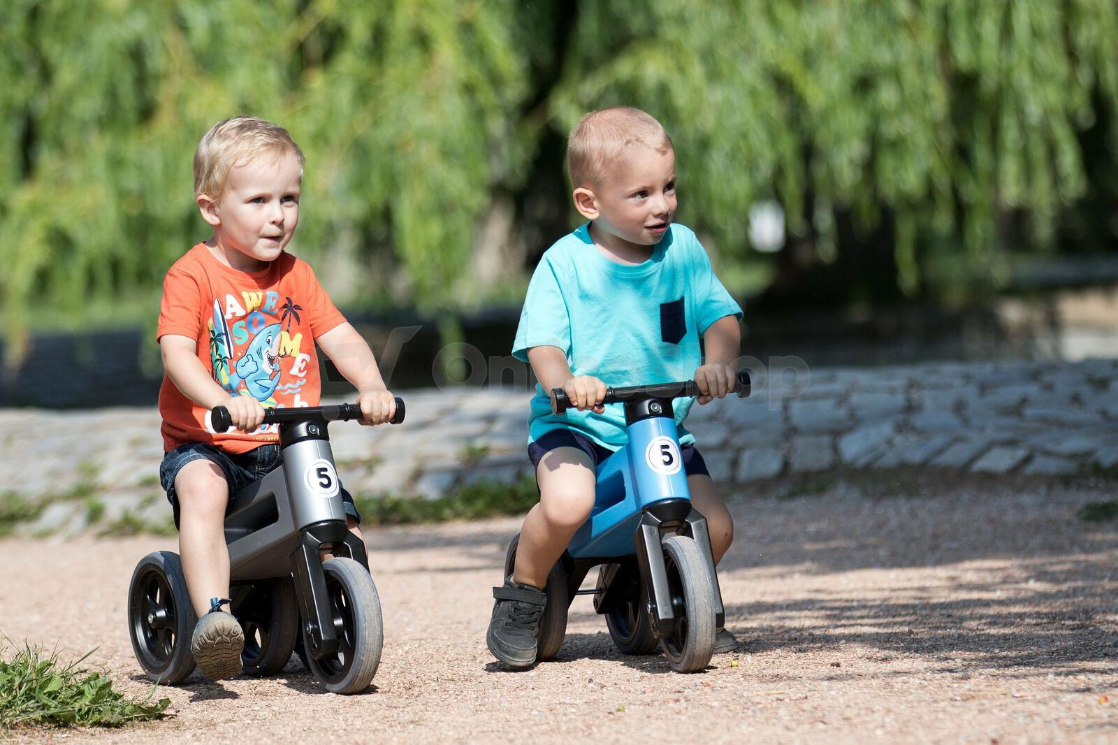 Odrážedlo Funny Wheels Rider Sport 2v1 modré