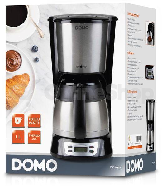 Kávovar s časovačem a termokonvicí - DOMO DO709K