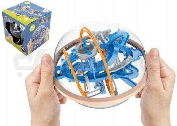 Hlavolam Teddies edukační koule, 80 kroků, 18cm