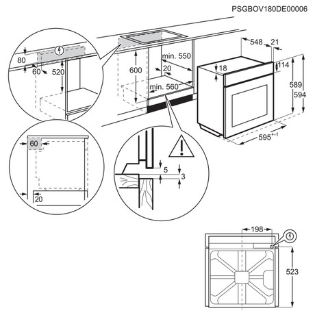 SET Parn trouba ELECTROLUX 600 PRO EOD3H50TX + Indukn deska ELECTROLUX LIR60430