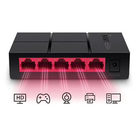 Switch TP-Link Mercusys MS105G 5x10/100/1000