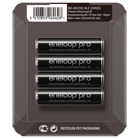 Panasonic HR03 AAA 4HCDE/4LE ENELOOP PRO Sliding P (foto 2)