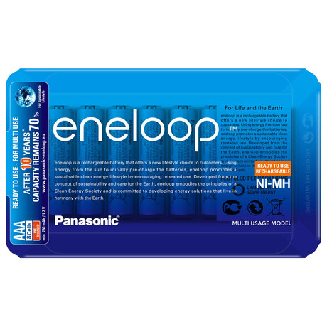 Panasonic HR03 AAA 4MCCE/8L Eneloop (foto 1)