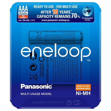 Panasonic Eneloop AAA 4ks 4MCCE/4LE (foto 1)