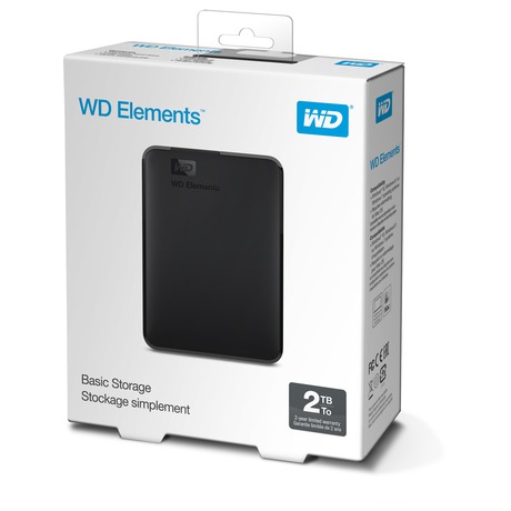 Western Digital Elements Portable 2TB, černý (foto 1)