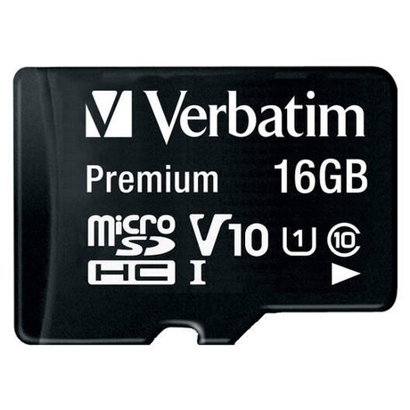 Verbatim micro SDHC 16GB Class 10&nbsp;+ adapter (foto 1)