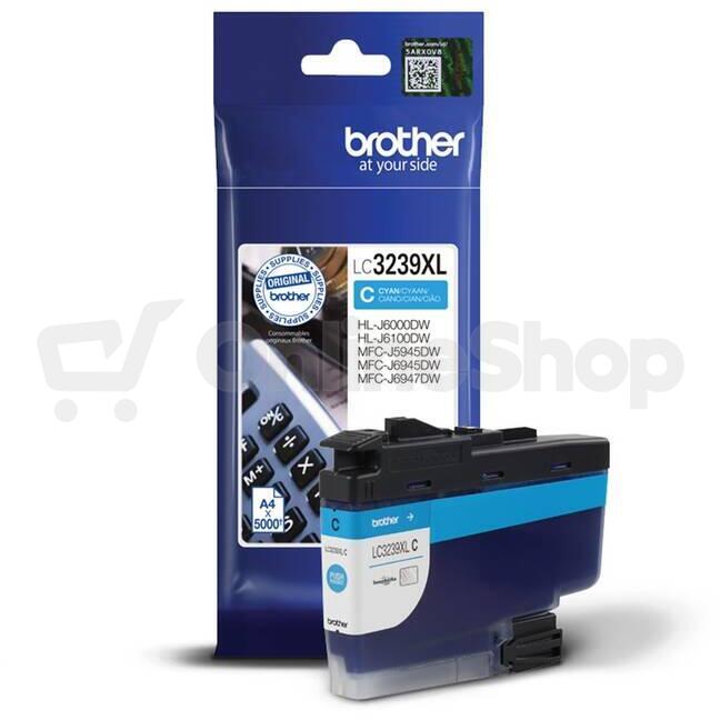 Brother LC-3239XLC (inkoust Cyan,5000 str.@ 5% draft) (LC3239XLC)