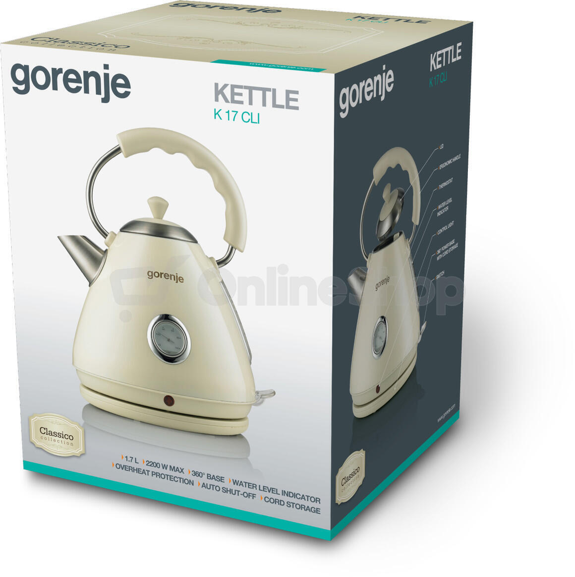 Rychlovarná konvice Gorenje K17CLI