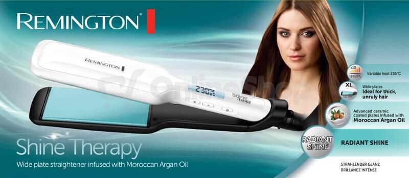 Žehlička na vlasy Remington S8550 Shine Therapy