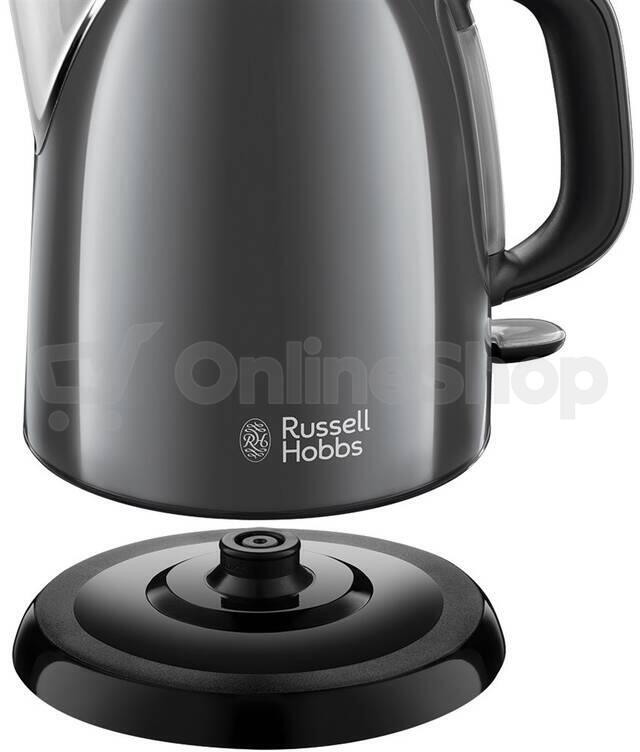 Rychlovarná konvice Russell Hobbs Colours Plus Classic, šedá
