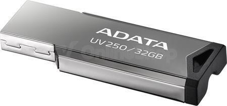USB Flash disk AData UV250 32GB 2.0, tmavě stříbrná (AUV250-32G-RBK)
