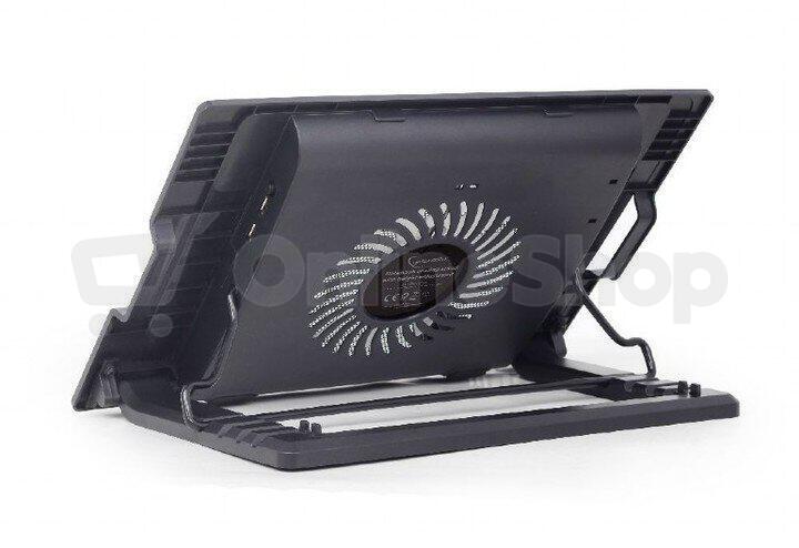 Gembird Notebook cooling stand with height adjustment (NBS-1F17T-01)