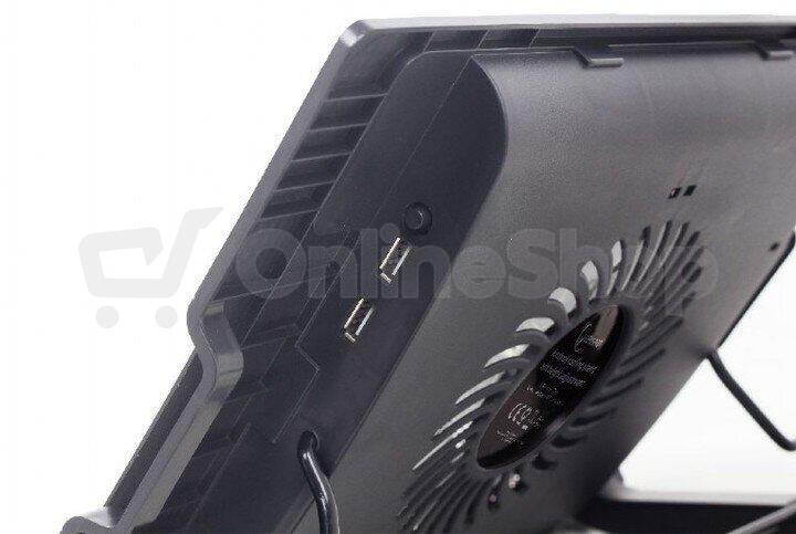 Gembird Notebook cooling stand with height adjustment (NBS-1F17T-01)