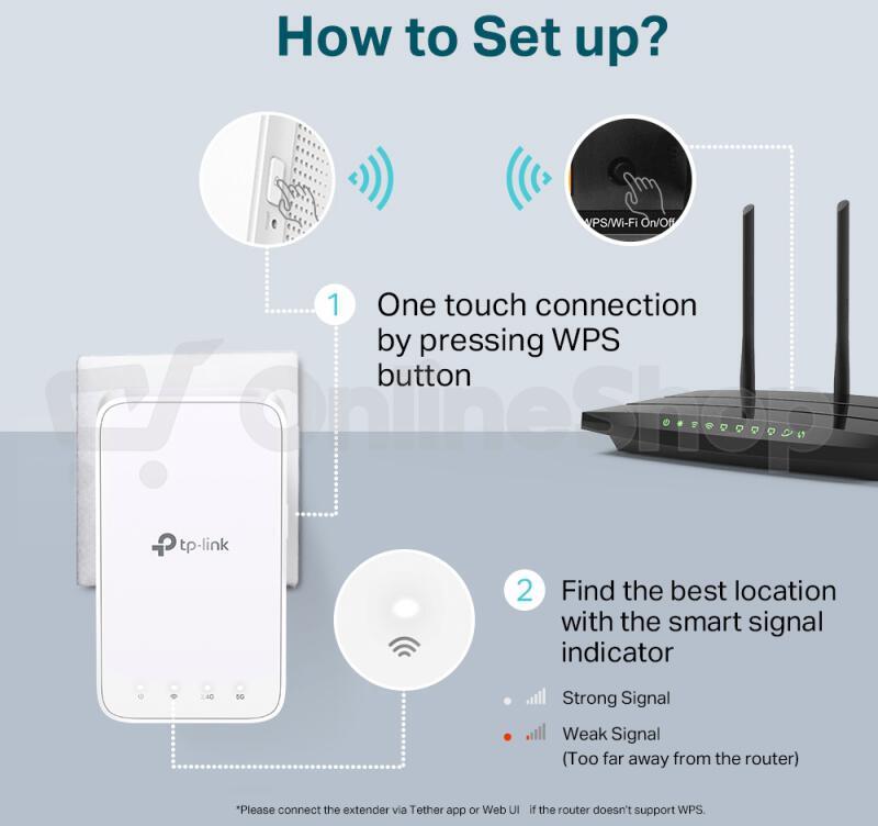 WiFi router TP-LINK RE300