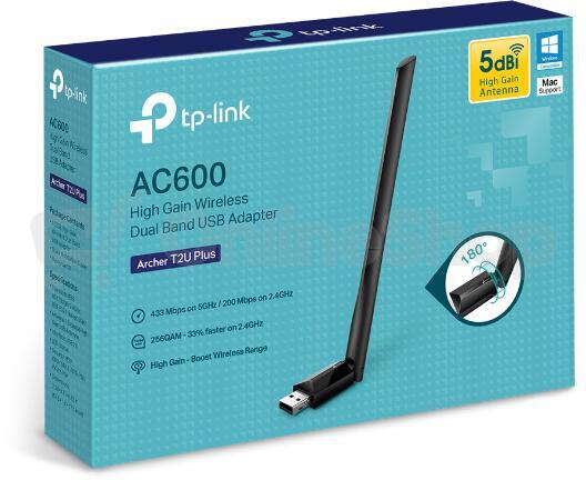 USB adaptér TP-LINK Archer T2U Plus AC600