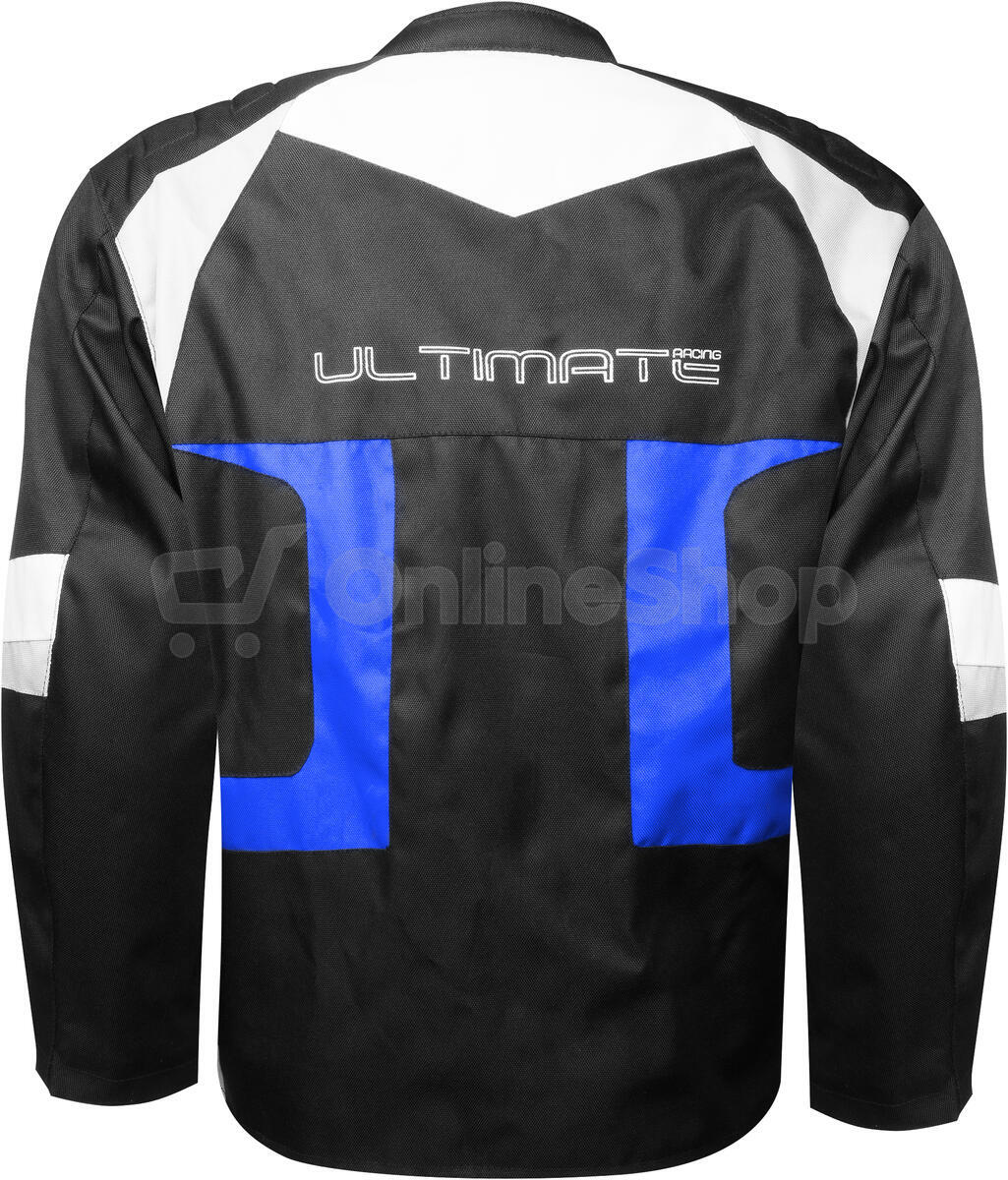 Dětská bunda Ultimate Racing modrá, velikost 12