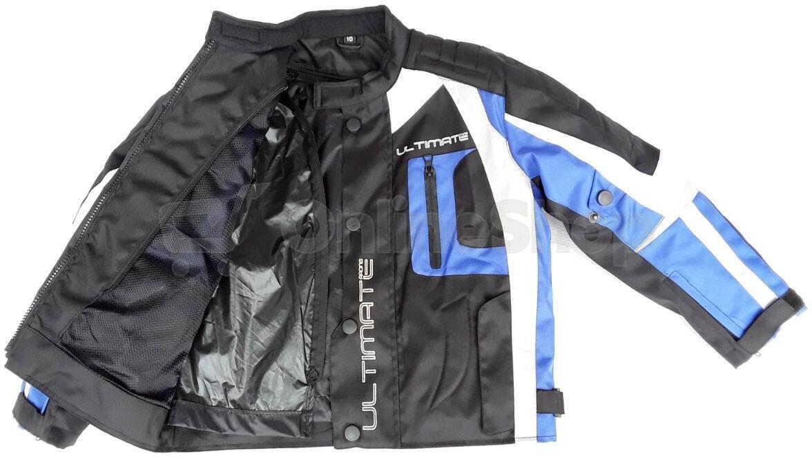 Dětská bunda Ultimate Racing modrá, velikost 12