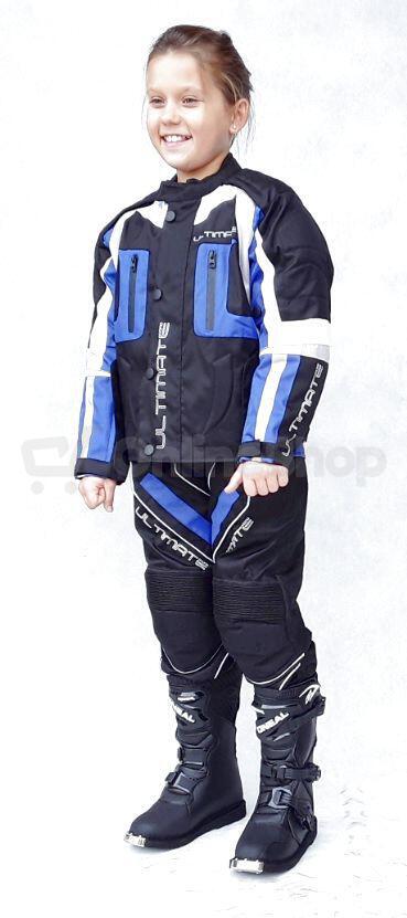 Dětská bunda Ultimate Racing modrá, velikost 12