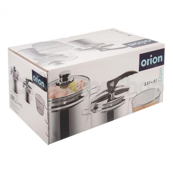 Tlakový hrnec ORION Profi Duo 5l + 3.5l