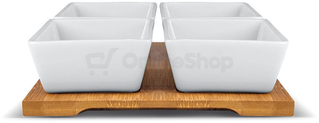 Servírovací misky LAMART BAMBOO LT9018 19X19, 4KS